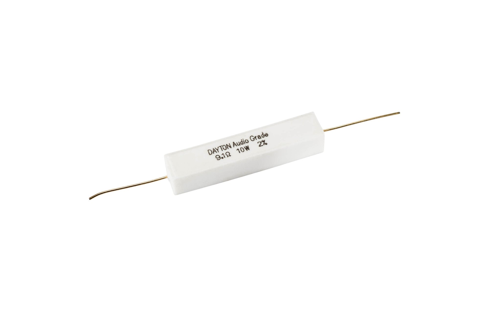 Dayton Audio 9.1 ohm | 10 W | 2% | Precíziós audio minőségű ellenállás