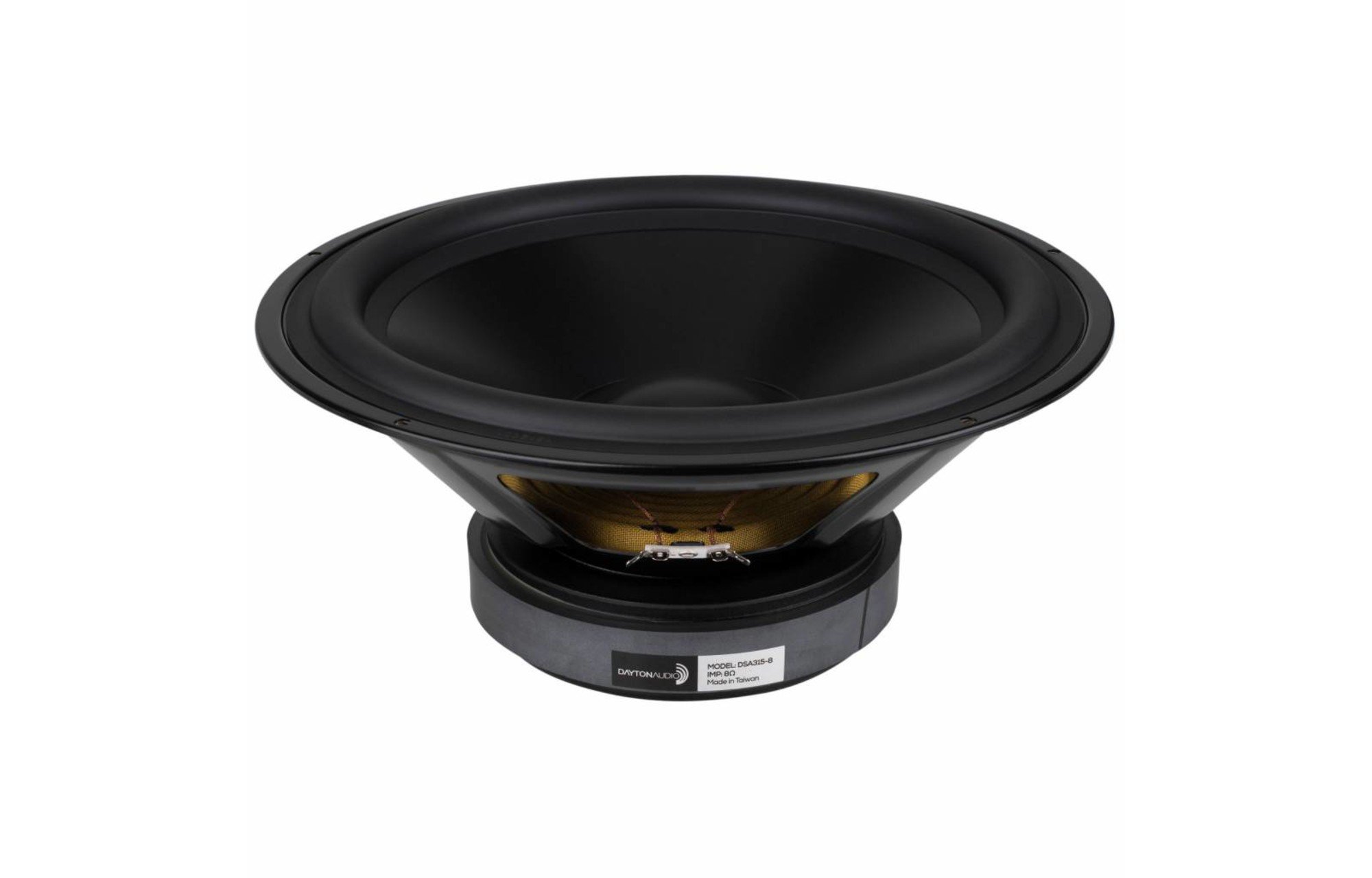 Dayton Audio DSA315-8 12" Dizájner sorozat Aluminium kónusz mélysugárzó