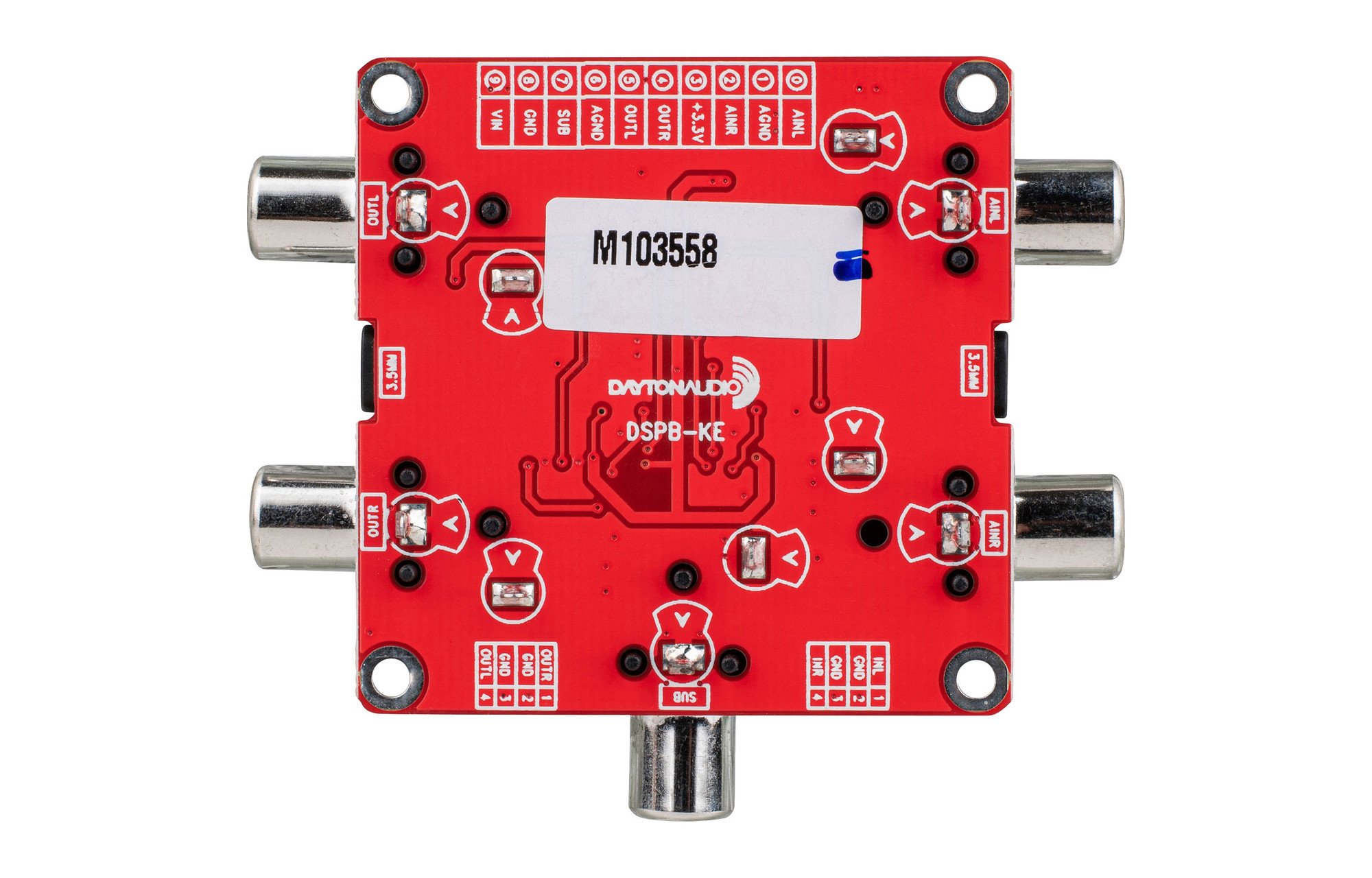 Dayton Audio DSPB-KE Kernel DSP bővítés 2-In 3-Out