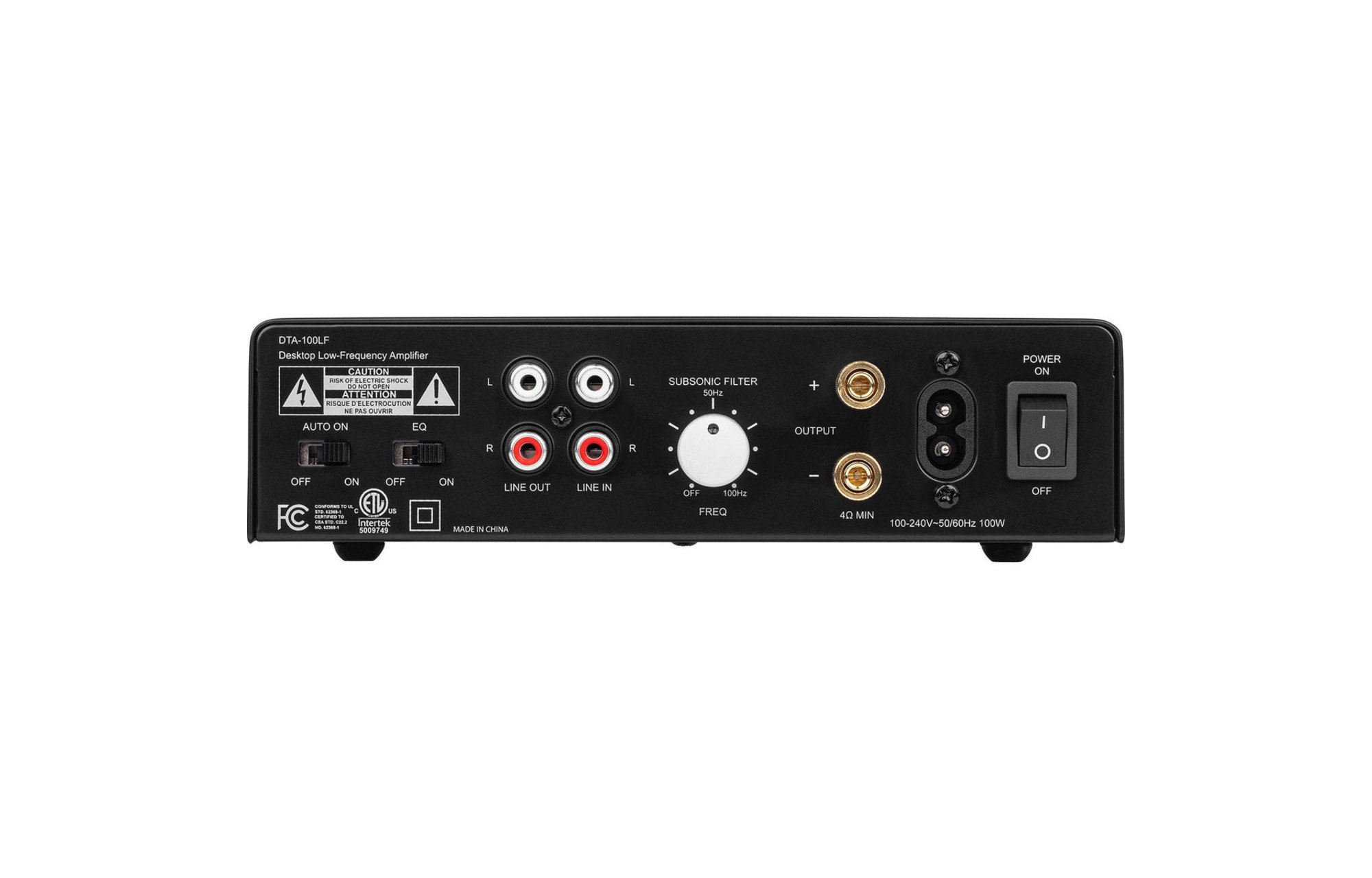Dayton Audio DTA-100LF submélysugárzó erősítő