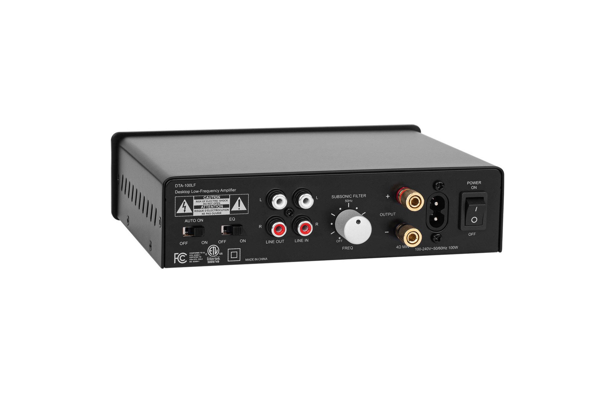 Dayton Audio DTA-100LF submélysugárzó erősítő