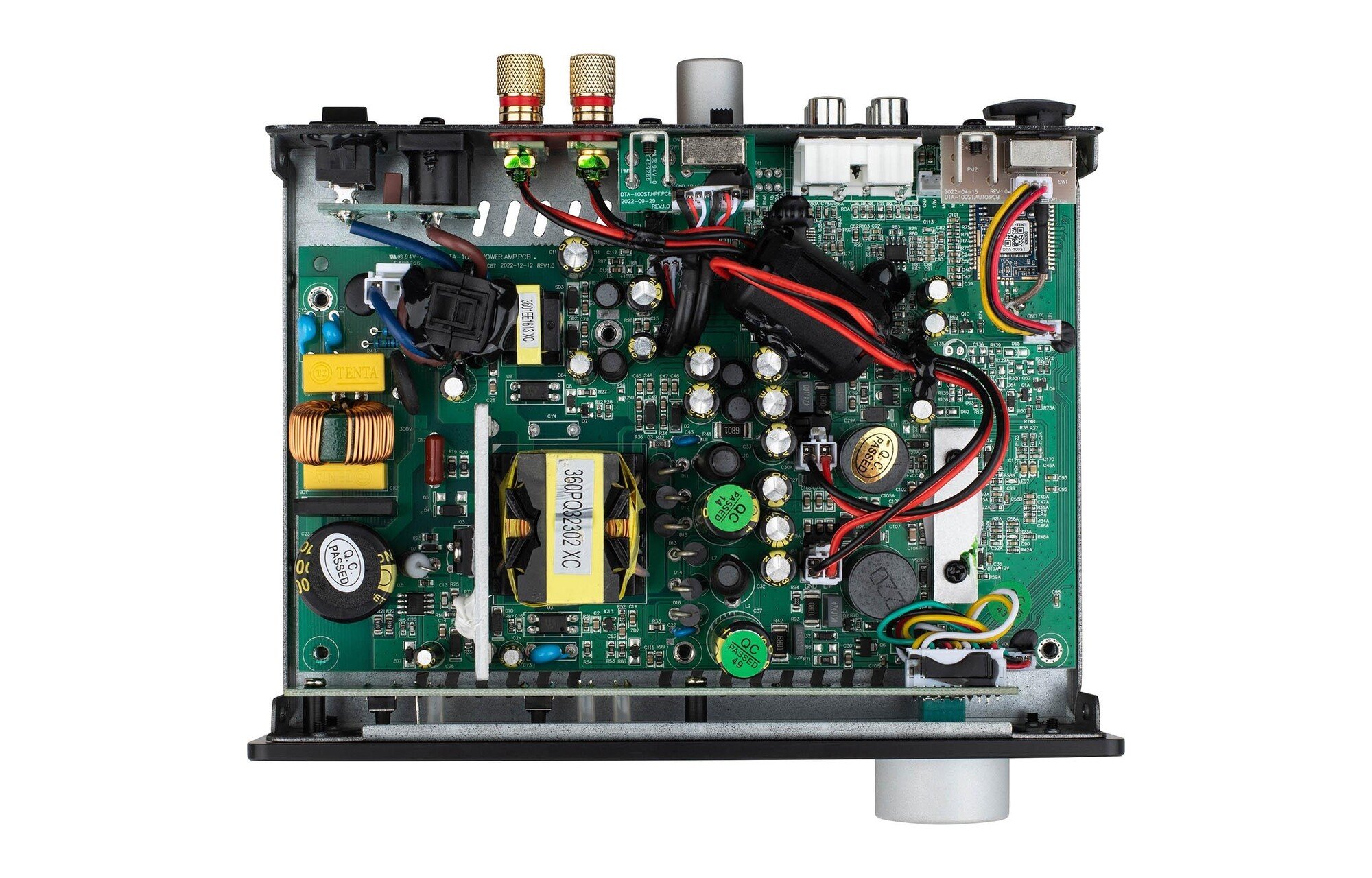 Dayton Audio DTA-100ST 100W Desktop Stereo erősítő with Bluetooth 5.0