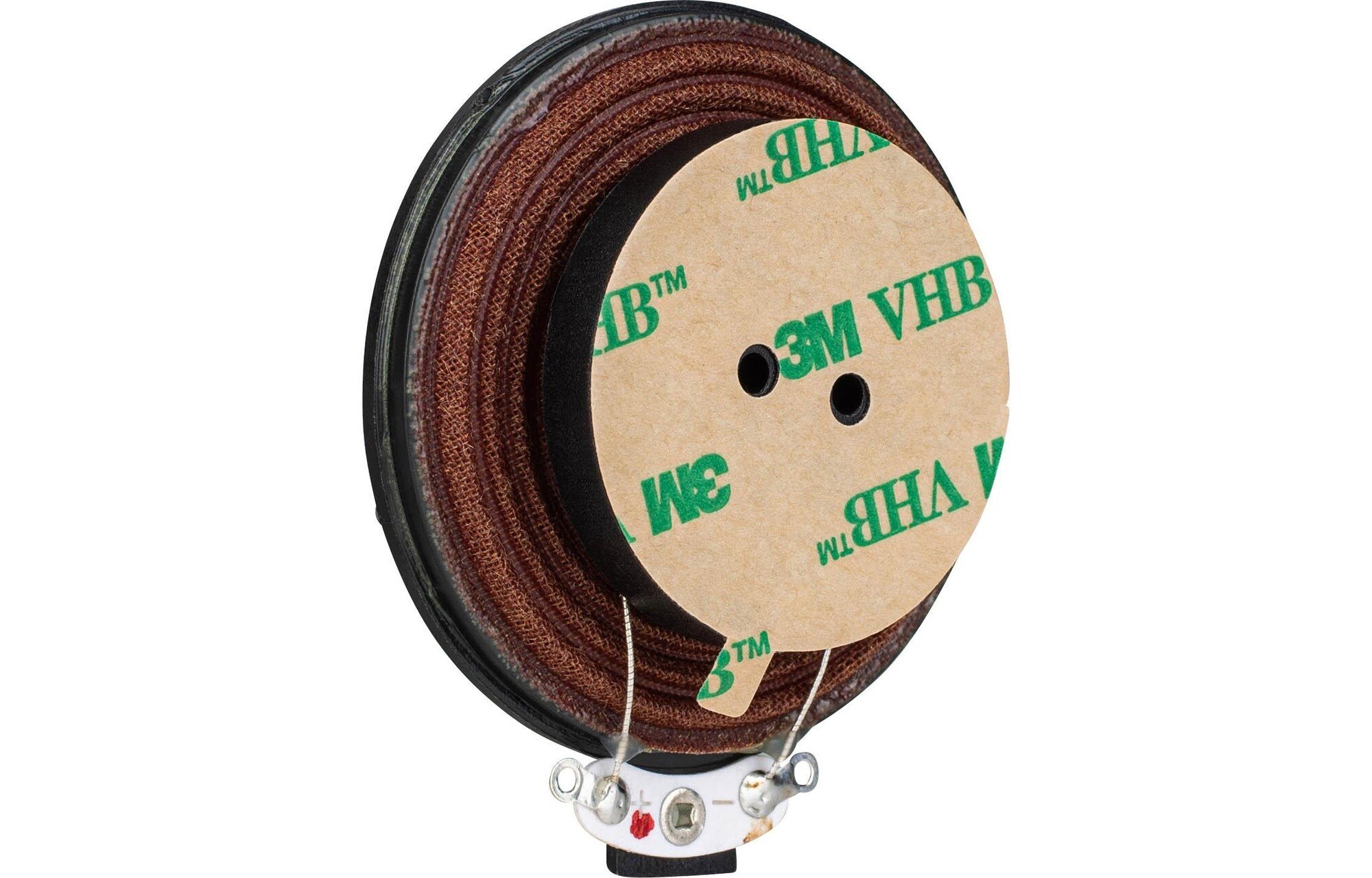 Dayton Audio EX25VCS-4 szellőztetett kónuszú felfüggesztés 25mm cserélhető hardveres rögzítés, rezonátor 20W 4 Ohm