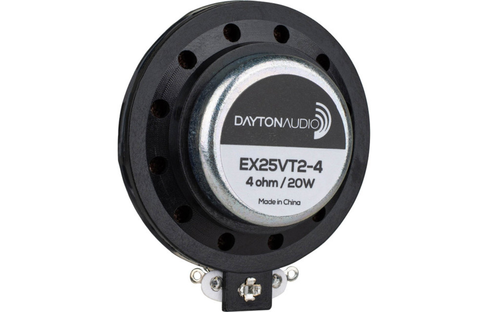 Dayton Audio EX25VT2-4 szellőztetett 25mm 2 lyukú rezonátor 20W 4 Ohm