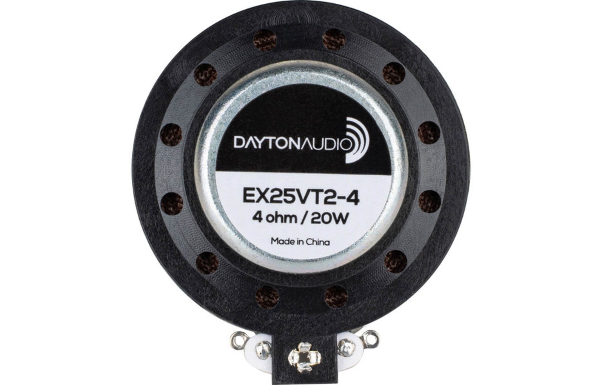 Dayton Audio EX25VT2-4 szellőztetett 25mm 2 lyukú rezonátor 20W 4 Ohm