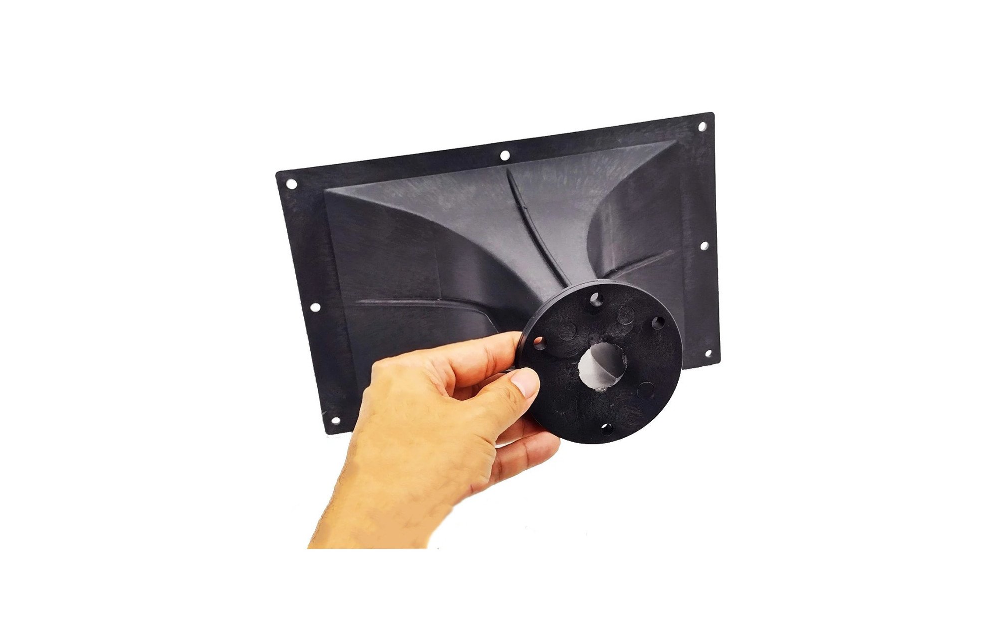 Dayton Audio H812 1" exponenciális kürt 100x60 2 csavaros