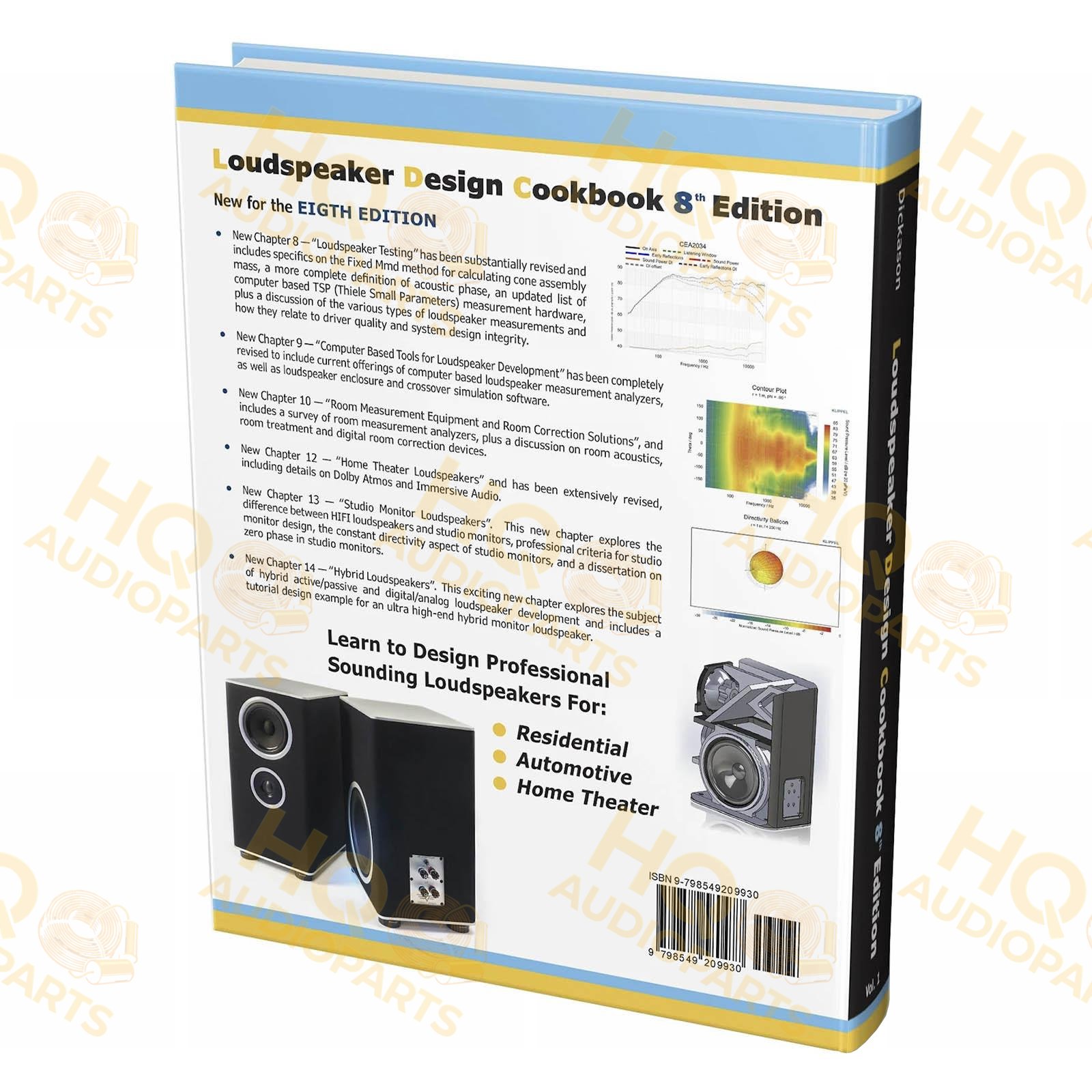 Loudspeaker Design Cookbook - 8th Edition Vol. I - Hardcover - Vance Dickason