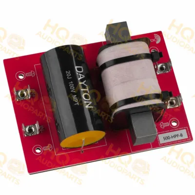 Dayton Audio 600-HPF-8 High Pass Speaker Crossover 12 dB/Octave, 8 Ohm - 0.6 kHz