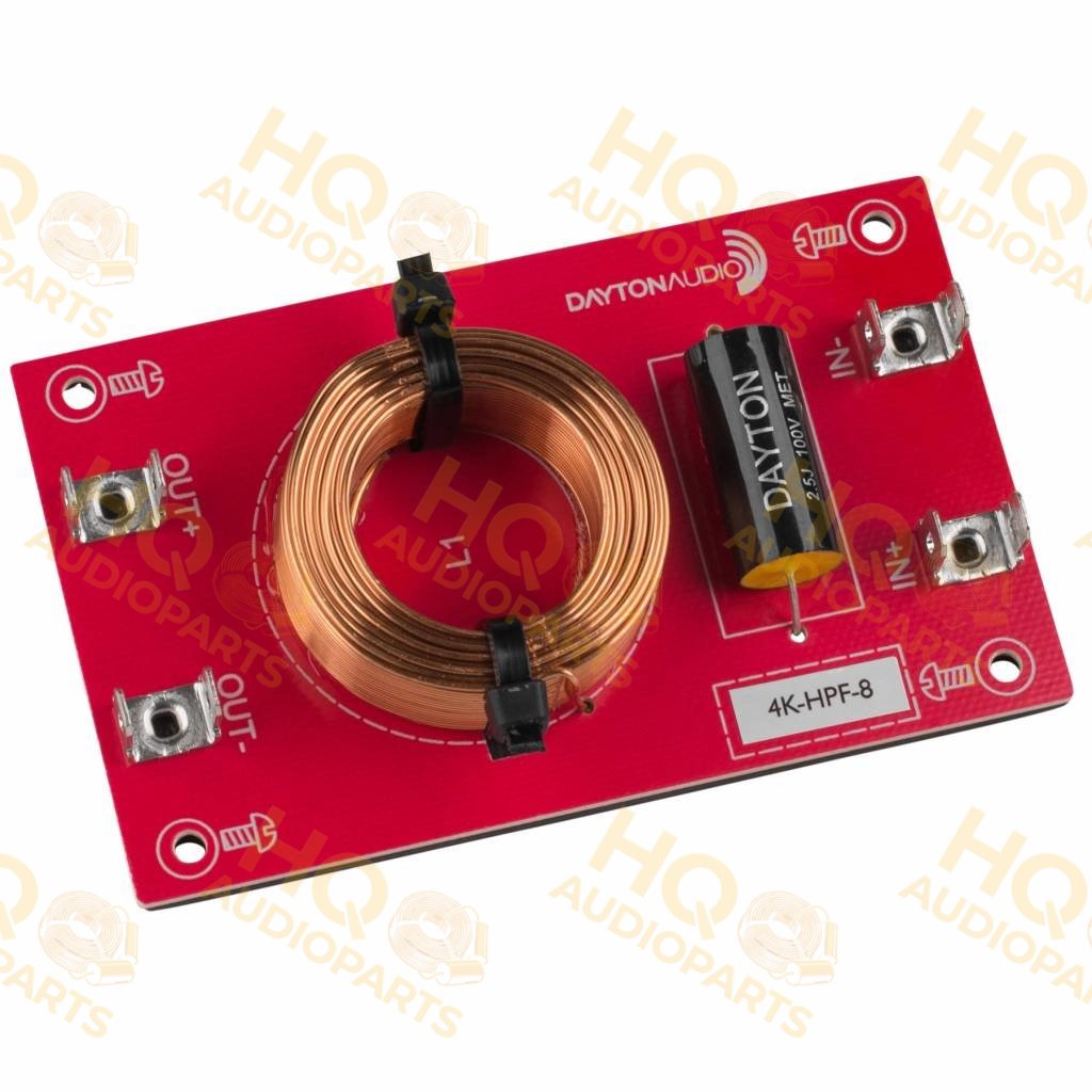 Dayton Audio 5500-HPF-8 felüláteresztő passzív hangváltó (12 dB/oktáv, 8 Ω, 5,5 kHz)