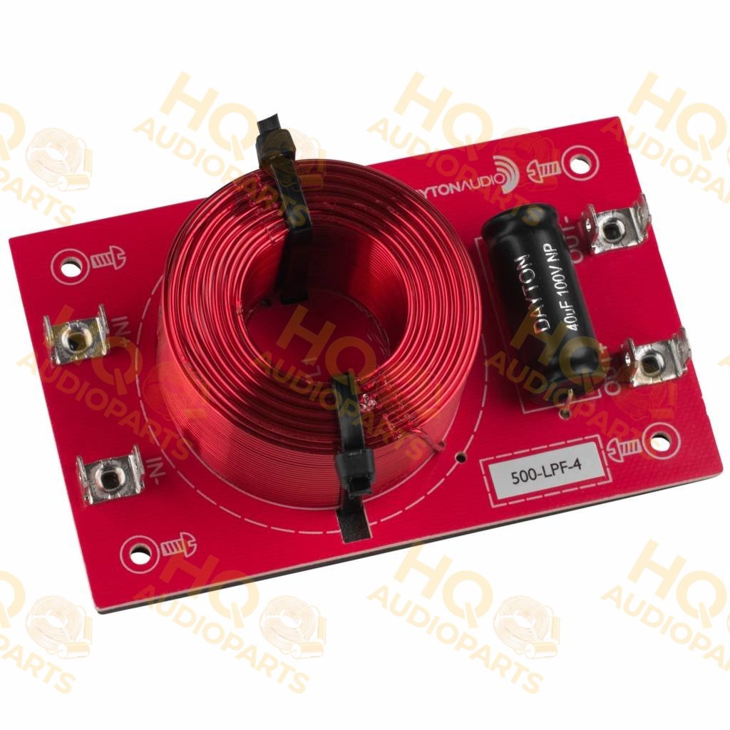 Dayton Audio 700-LPF-4 aluláteresztő passzív hangváltó (12 dB/oktáv, 4 Ω, 0,7 kHz)