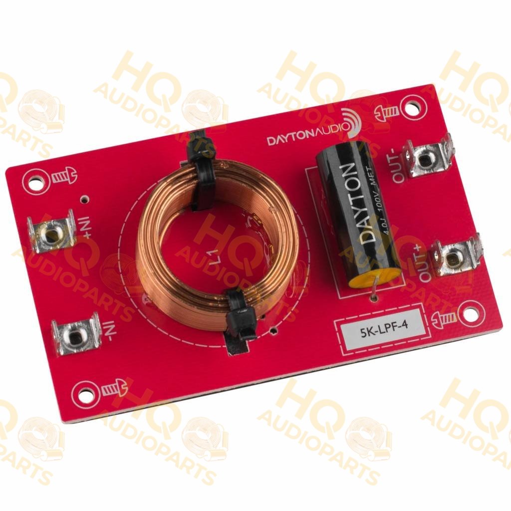 Dayton Audio 5500-LPF-4 aluláteresztő passzív hangváltó (12 dB/oktáv, 4 Ω, 5,5 kHz)