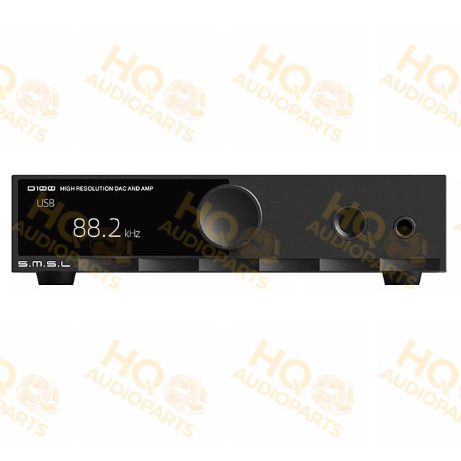 SMSL D100 asztali DAC és fejhallgató erősítő (MQA, 32bit/768kHz)