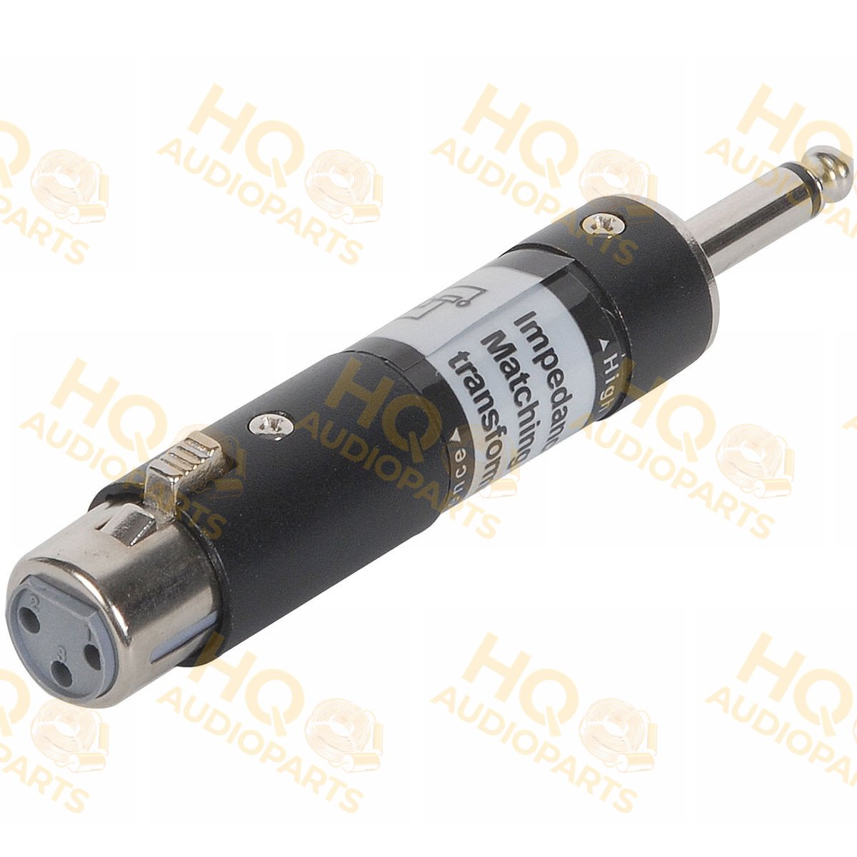 Dayton Audio 240-396 XLR hüvely - 6,3 mm Jack dugó vonali illesztő transzformátor