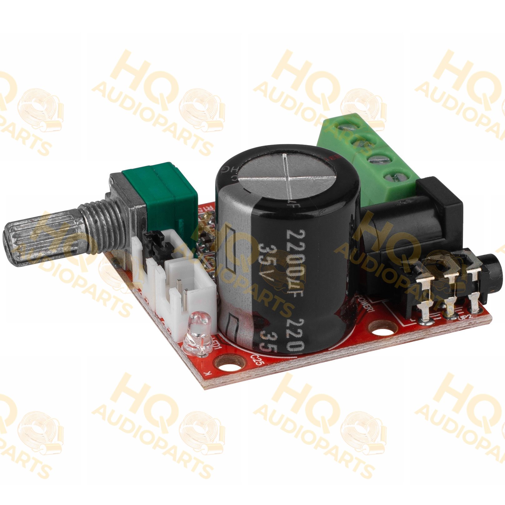 PAM8610 2x10W D-osztályú sztereó audio erősítő modul
