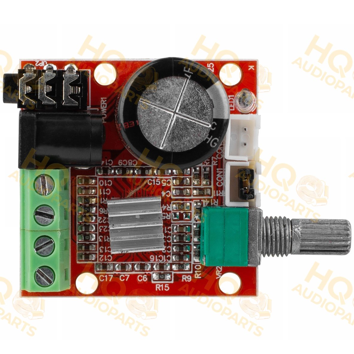 PAM8610 2x10W D-osztályú sztereó audio erősítő modul