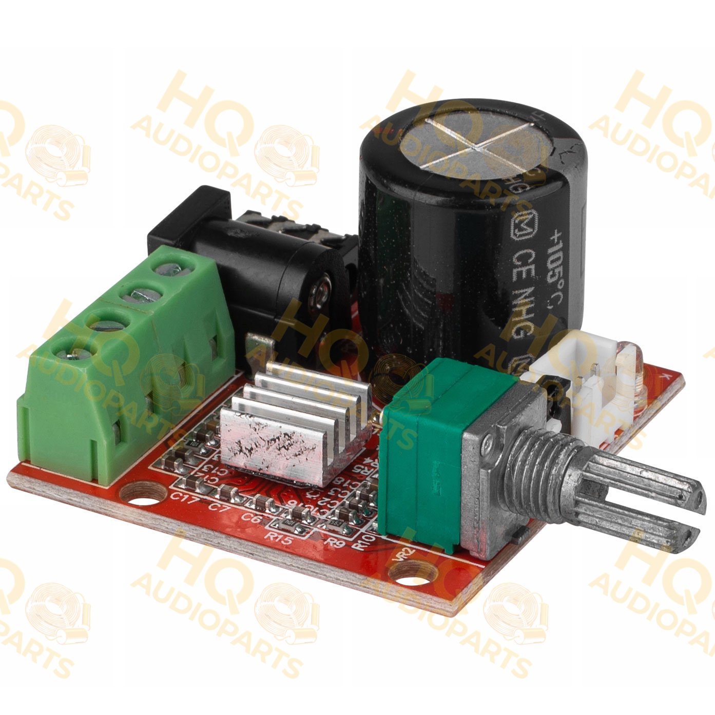 PAM8610 2x10W D-osztályú sztereó audio erősítő modul