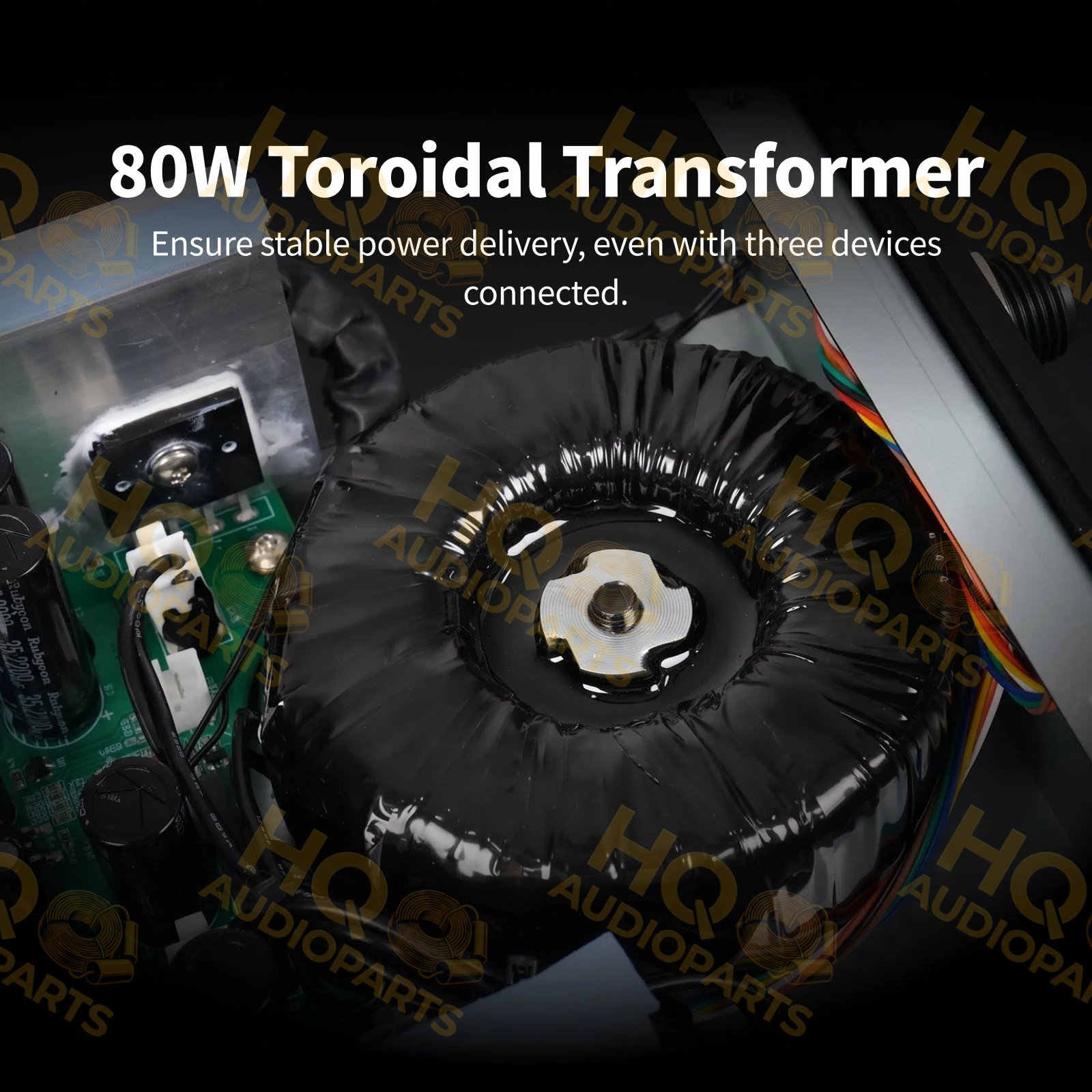 Fosi Audio PSU20 40W lineáris audio tápegység (5 V / 12 V / 15 V)