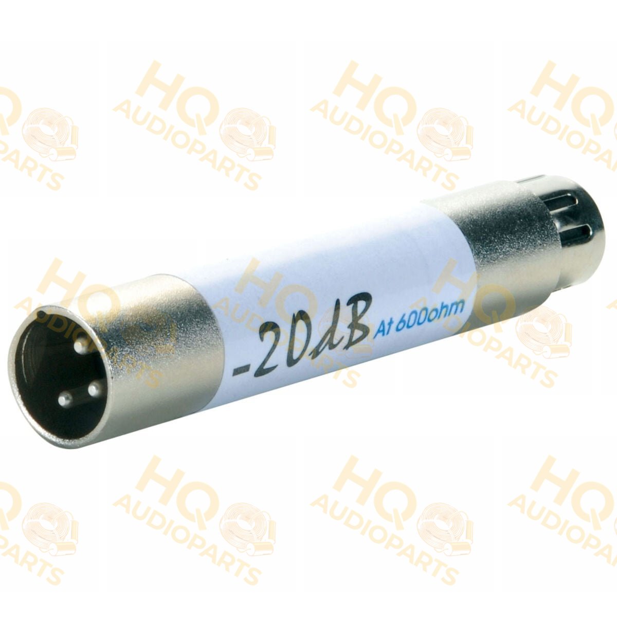Dayton Audio 240-416 vonali XLR jelszint csillapító (Attenuator, 20 dB)