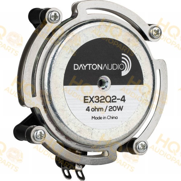 Dayton Audio EX32Q2-4 dupla rugós kiegyensúlyozott 32 mm exciter (20 W, 4 Ω)