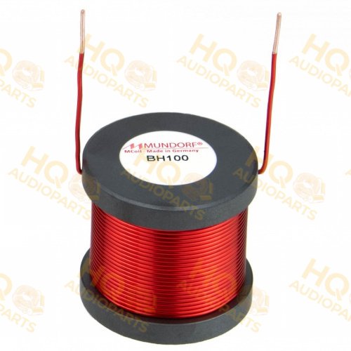 Mundorf BH100-1,5 | 1,5 mH | 0,17 Ω | 3% | 18 AWG | MCoil Aronit dobmegos belső sütésű tekercs