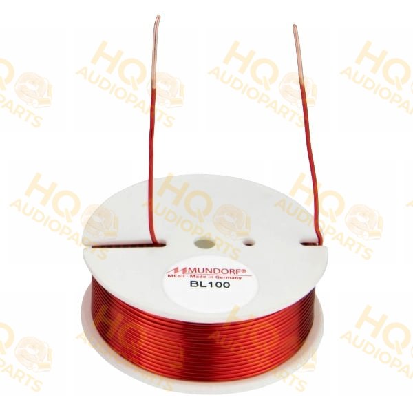 Mundorf BL100-0,10 | 0,10 mH | 0,14 Ω | 2% | 18 AWG | MCoil belső sütésű légmagos tekercs
