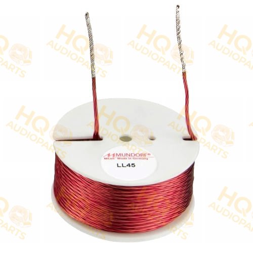 Mundorf LL45-1,2 | 1,2 mH | 0,46 Ω | 2% | 17 AWG | MCoil sodrott hepta szálas légmagos tekercs