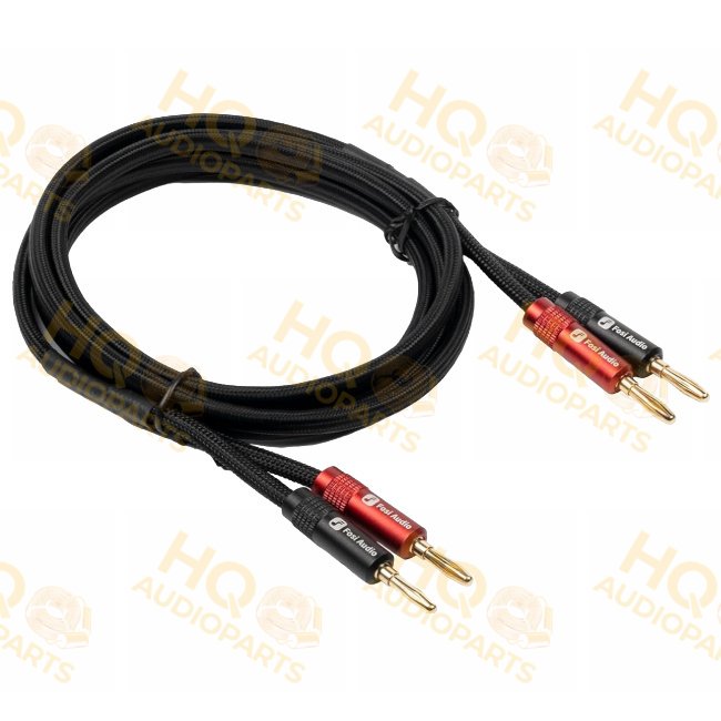 Fosi Audio OFC prémium hangfalkábel szerelt banándugókkal (2x 1,8 m, 14 AWG)