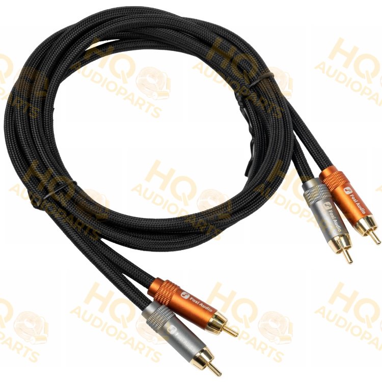 Fosi Audio aranyozott sztereó RCA - RCA audiokábel (1,2 m)