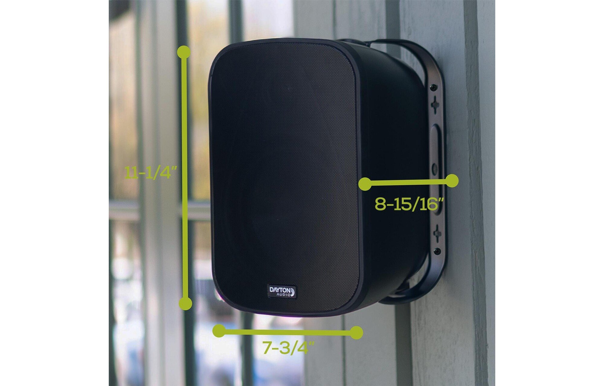 Dayton Audio IO65XP Bluetooth 80 wattos kültéri hangszórók fekete színben