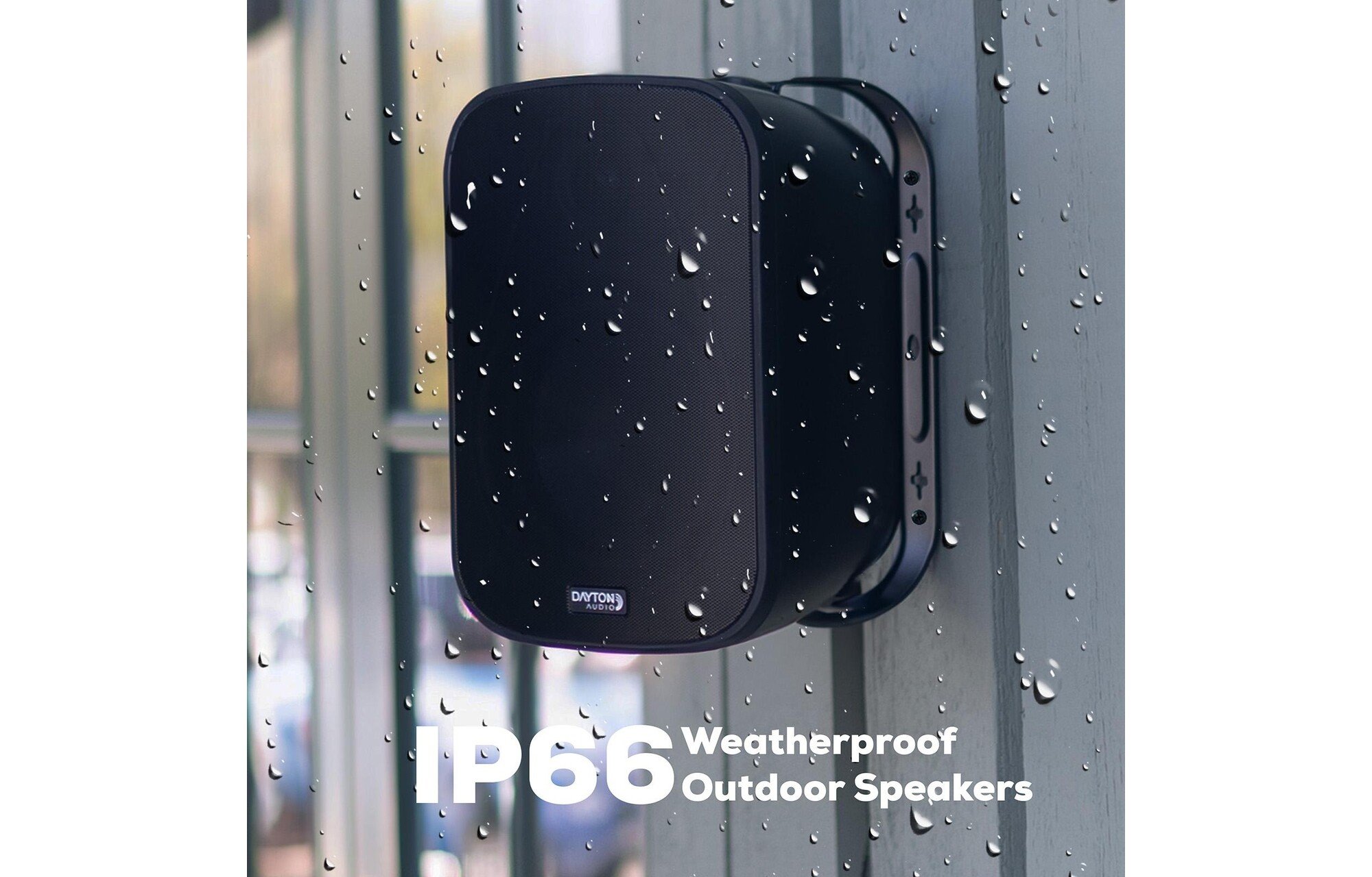 Dayton Audio IO65XP Bluetooth 80 wattos kültéri hangszórók fekete színben