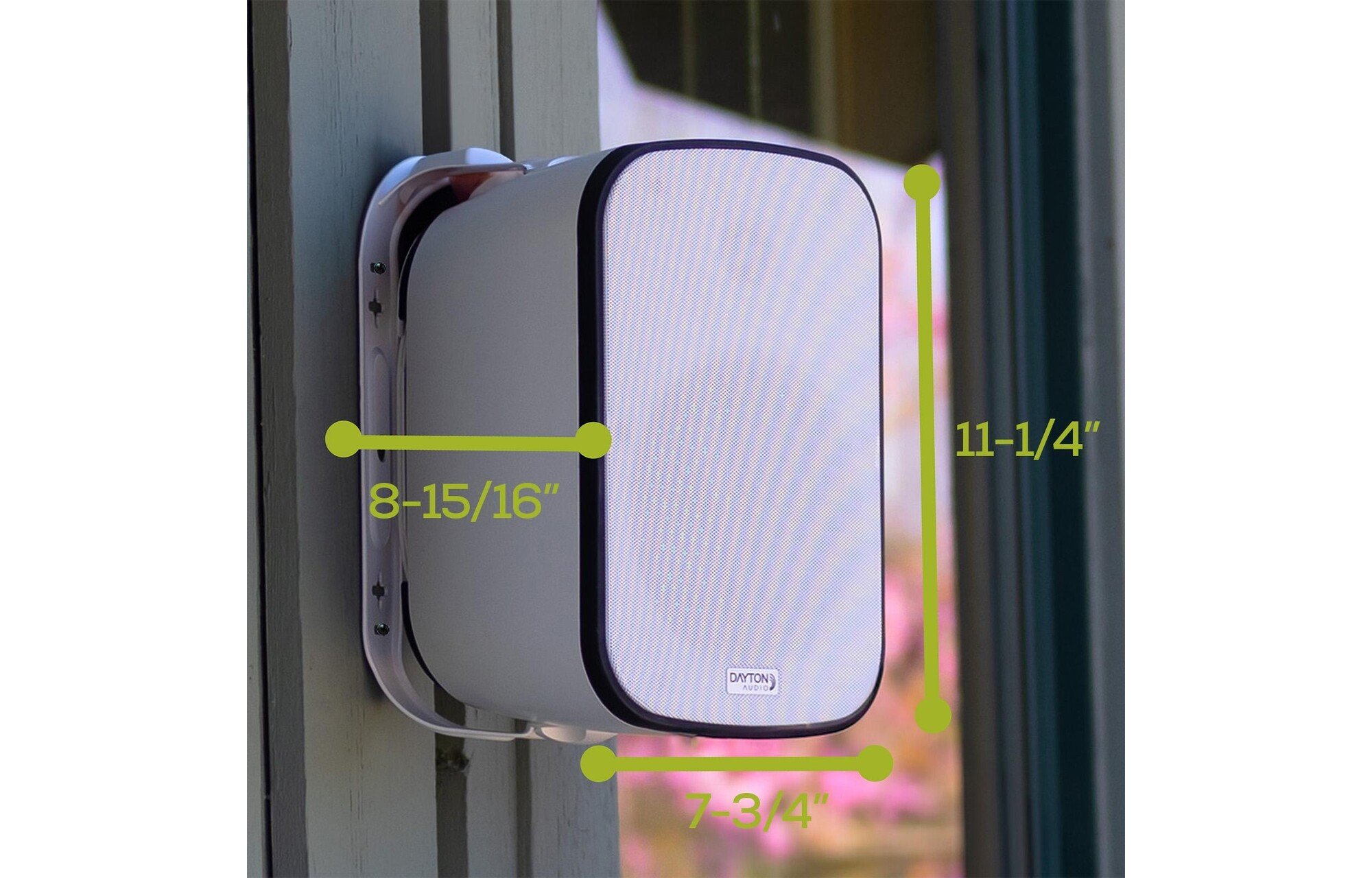 Dayton Audio IO65XP Bluetooth 80 wattos kültéri hangszórók fehér színben