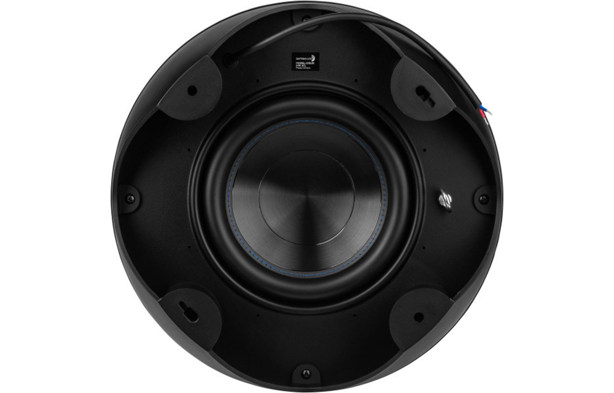 Dayton Audio IOSUB 25. 4cm IP66 beltéri/kültéri 150W-os mélynyomó fekete