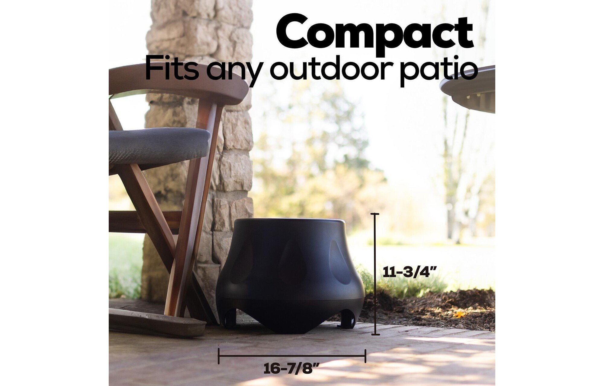 Dayton Audio Powered Outdoor vezeték nélküli 160 wattos Bluetooth mélynyomó erősített sztereó kimenetekkel