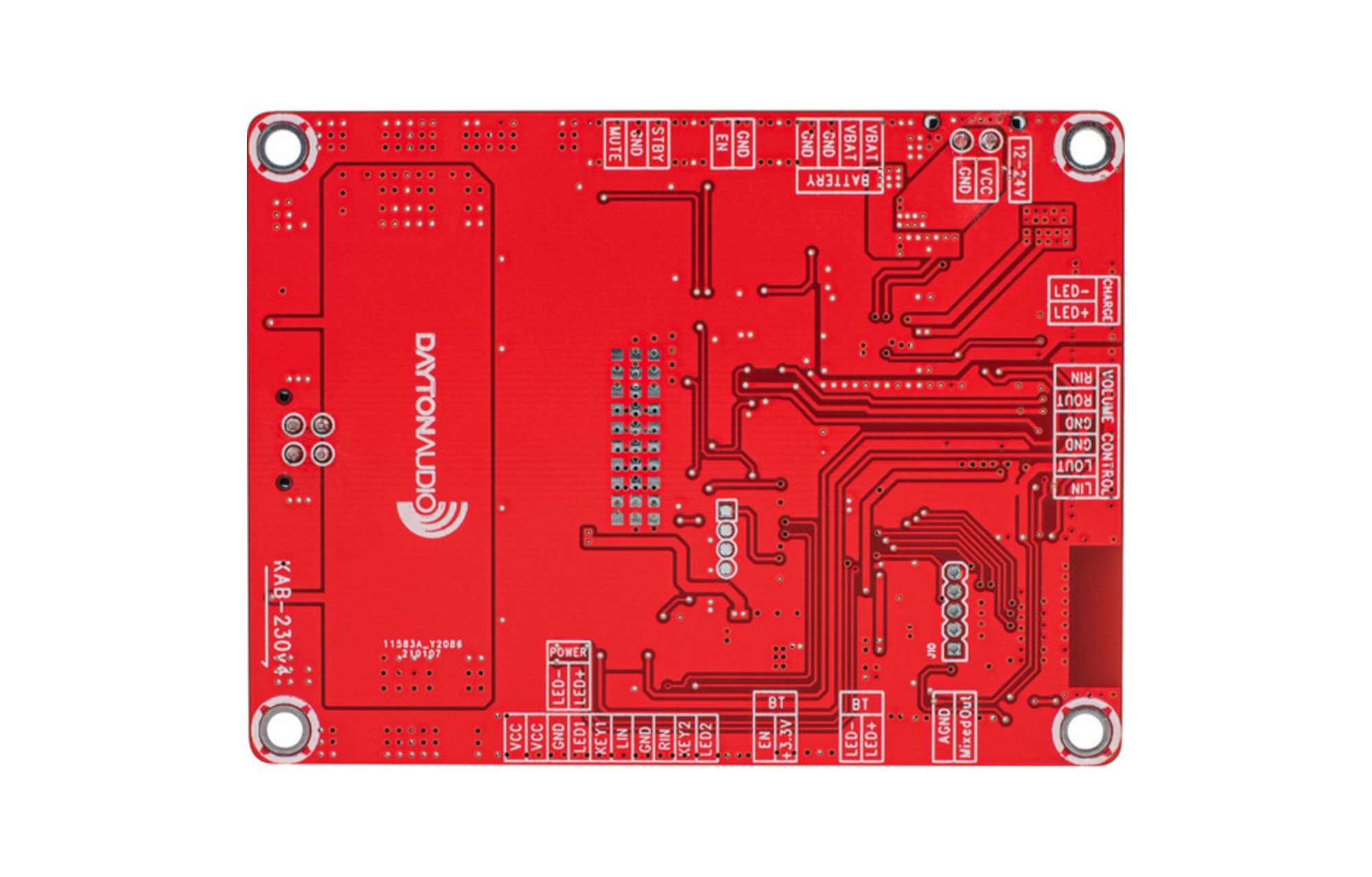 Dayton Audio KAB-230v4 2x30W Class D Audio erősítő kártya aptX HD Bluetooth 5. 0