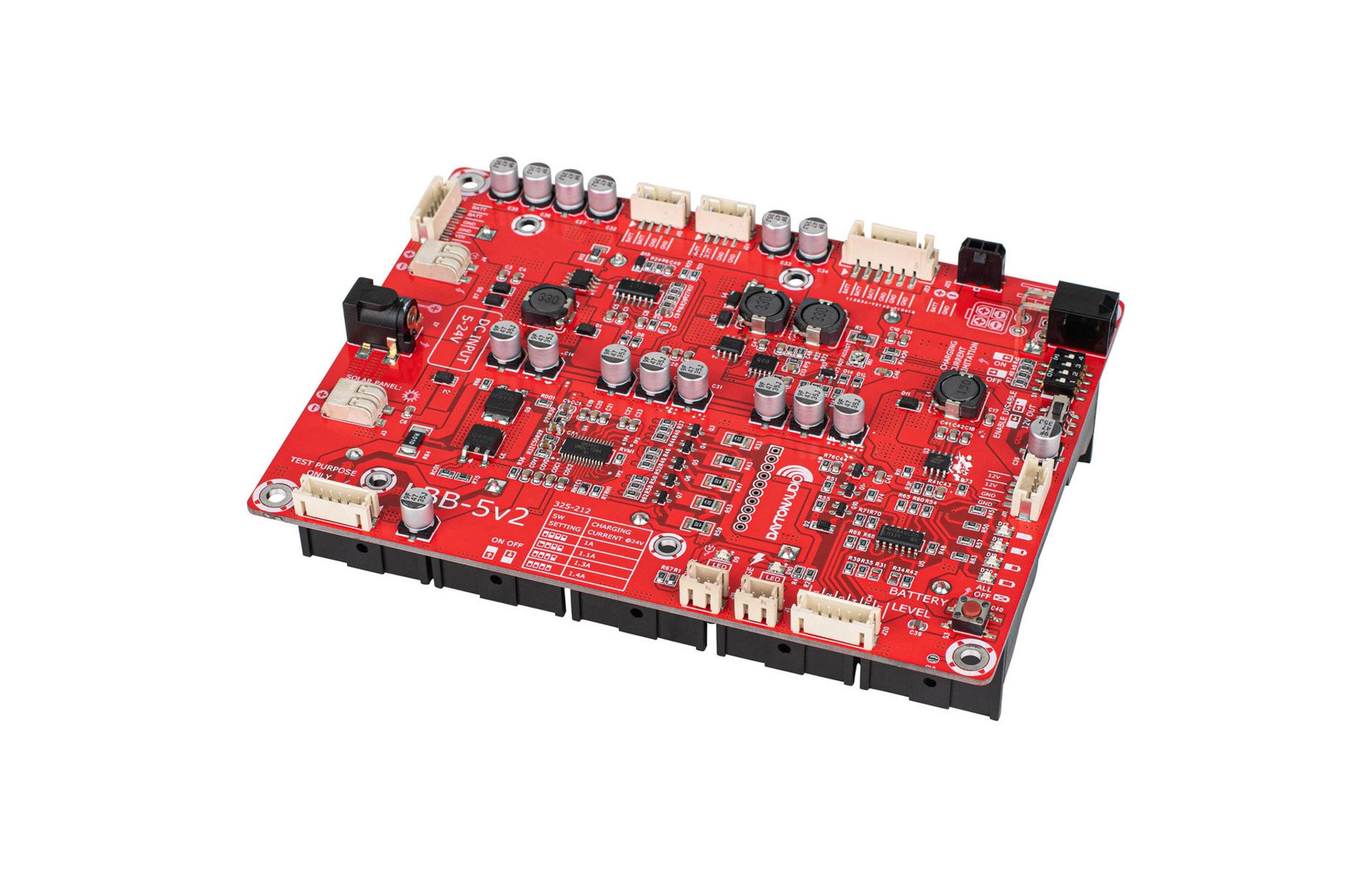 Dayton Audio LBB-5v2 5 x 26650 lítium akkumulátor töltő lap / modul