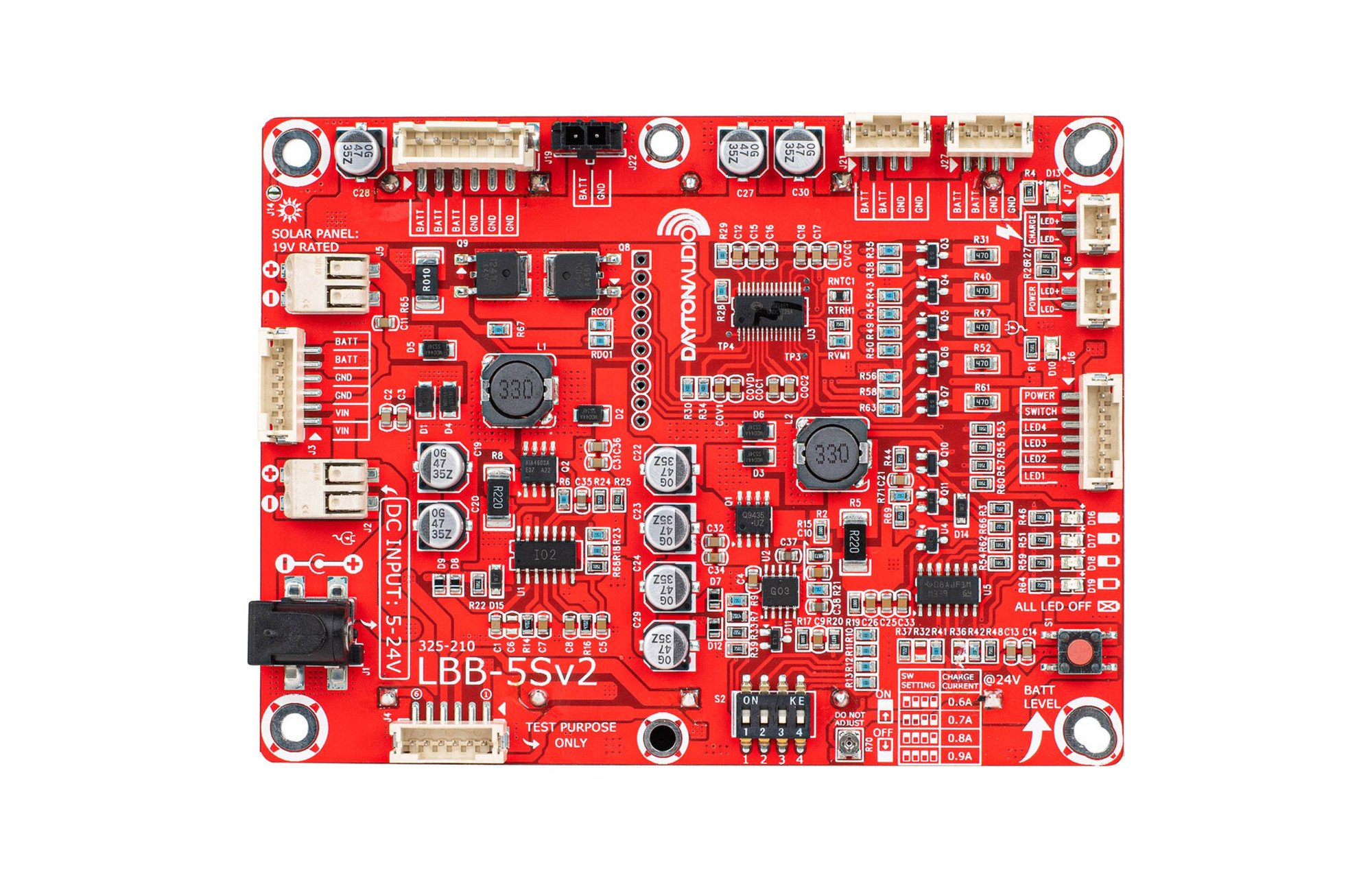 Dayton Audio LBB-5Sv2 18650 21V lítium akkumulátor kártya