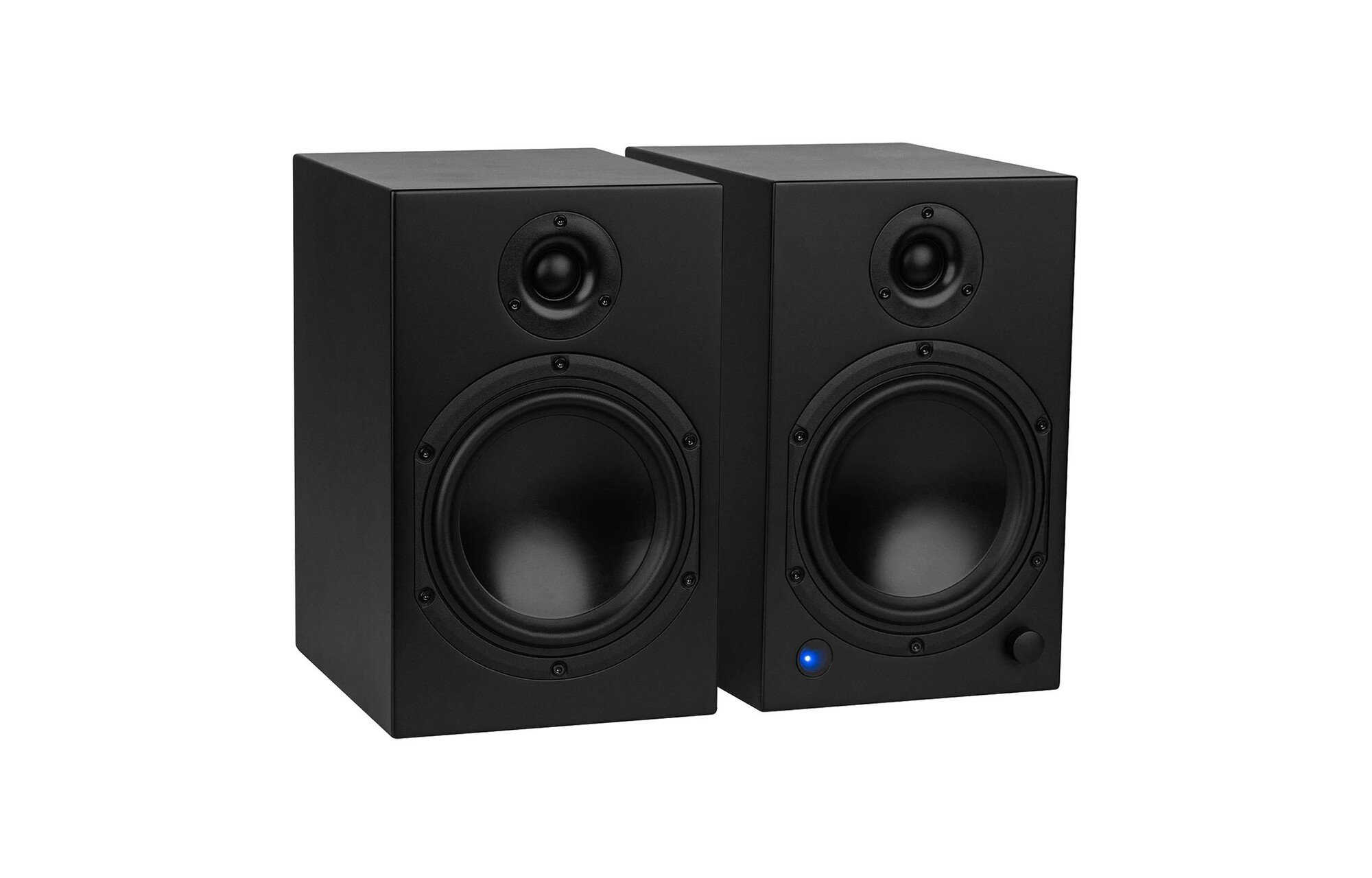 Dayton Audio M6-fekete aktív Polcsugárzó