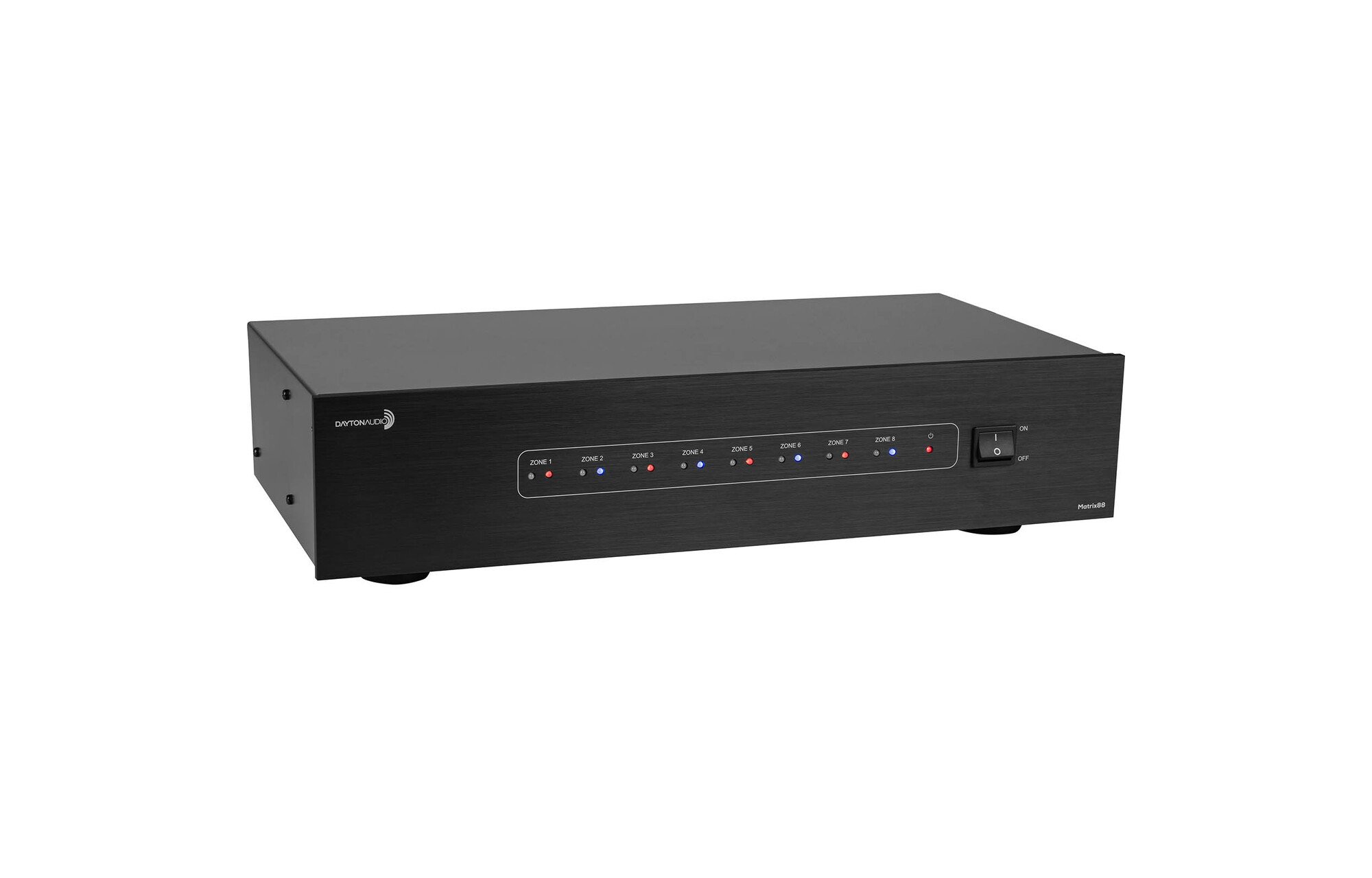 Dayton Audio Matrix88 8 forrású, 8 zónás, APP-vezérlésű, egész házra kiterjedő audio rendszer