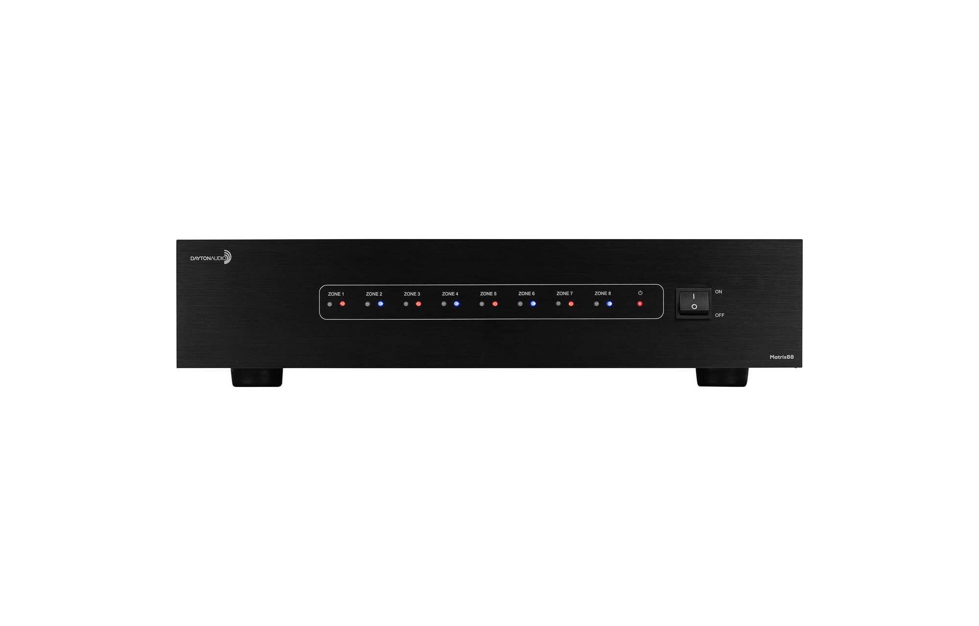 Dayton Audio Matrix88 8 forrású, 8 zónás, APP-vezérlésű, egész házra kiterjedő audio rendszer