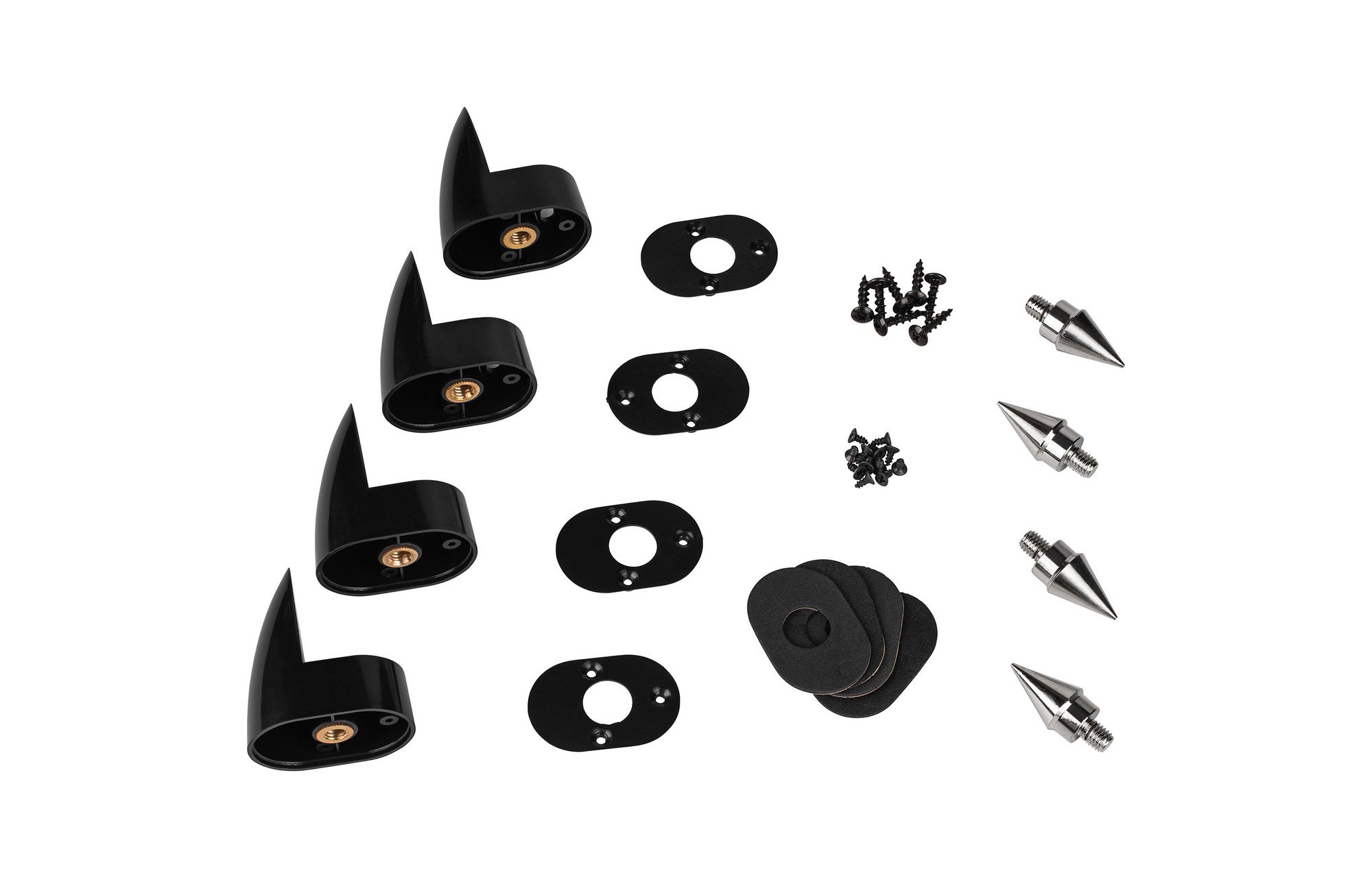 Dayton Audio OP-4 Outrigger hangszóró tüskekészlet ABS alaplappal 4 db