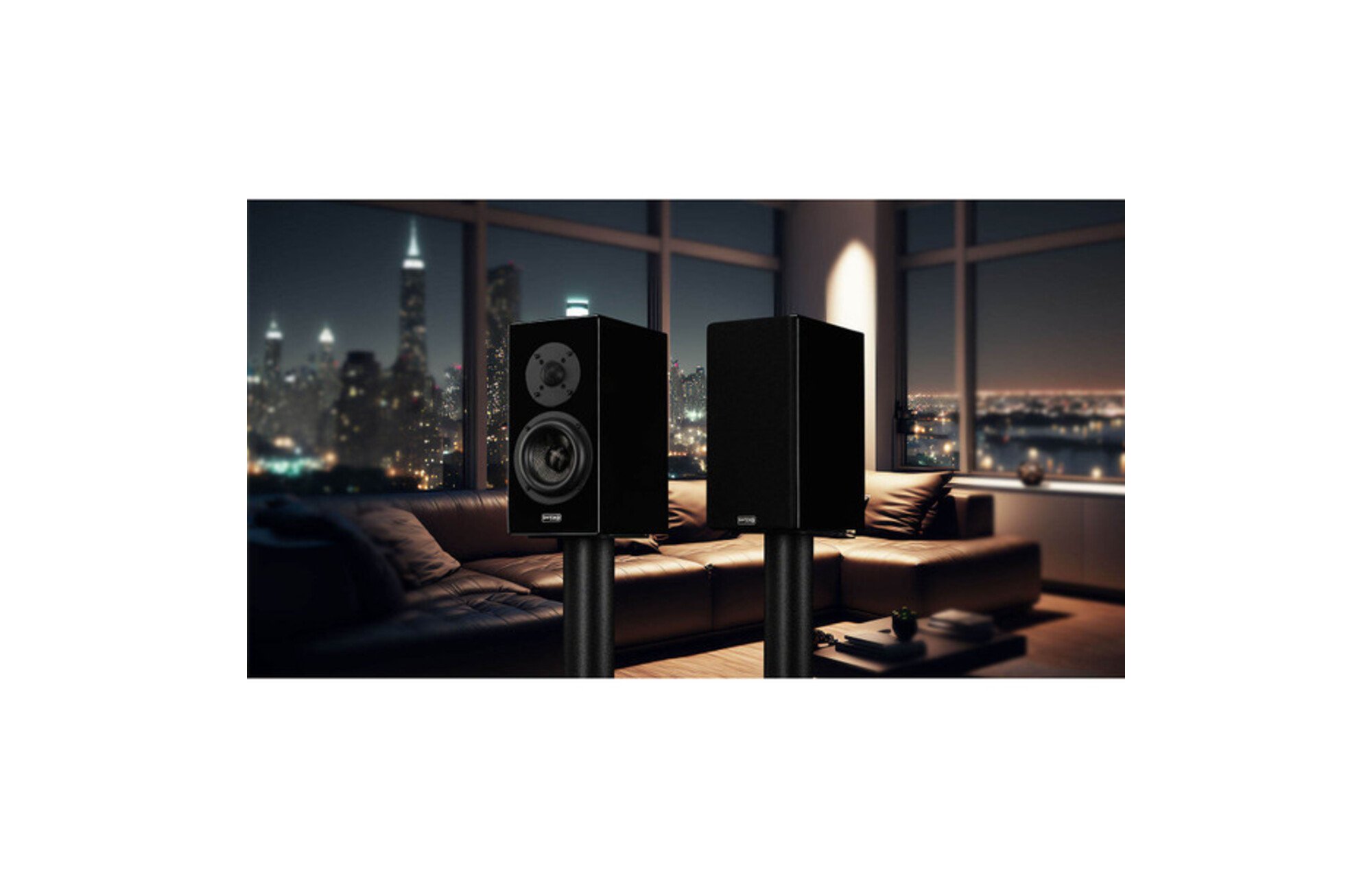 Dayton Audio OPAL1 Polcsugárzó pár fényes fekete