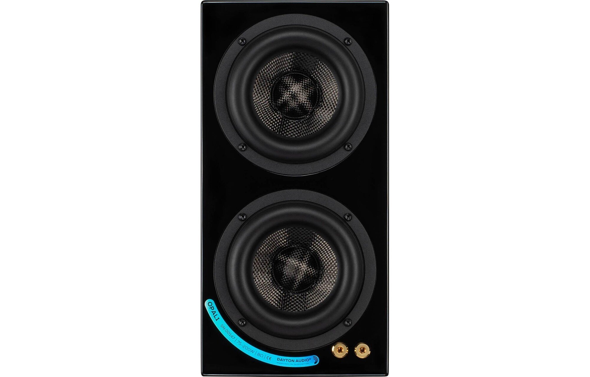 Dayton Audio OPAL1 Polcsugárzó pár fényes fekete