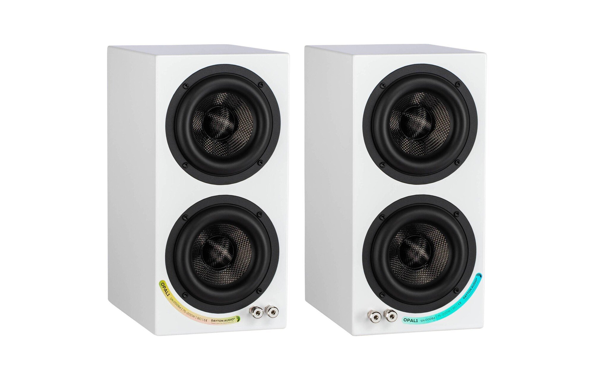 Dayton Audio OPAL1 Polcsugárzó pár fényes fehér