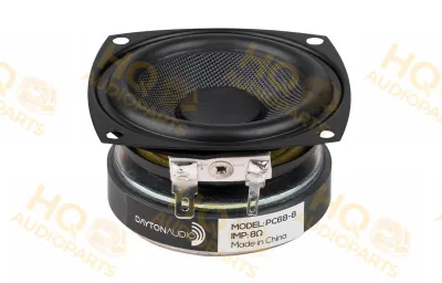 Dayton Audio PC68-8 2-1/2" szélessávú Poly kónusz meghajtó 8 Ohm