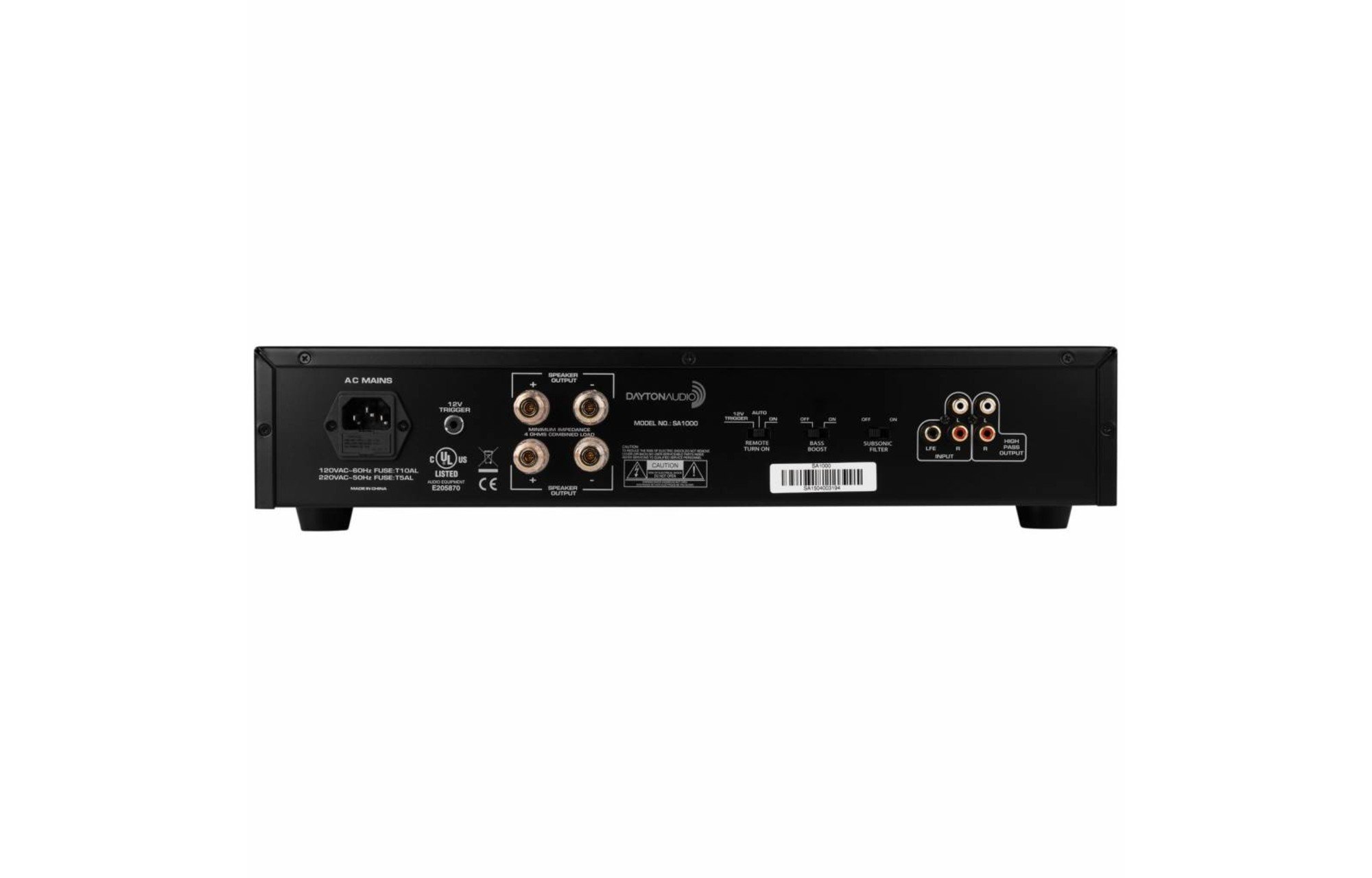 Dayton Audio SA1000 submélysugárzó erősítő