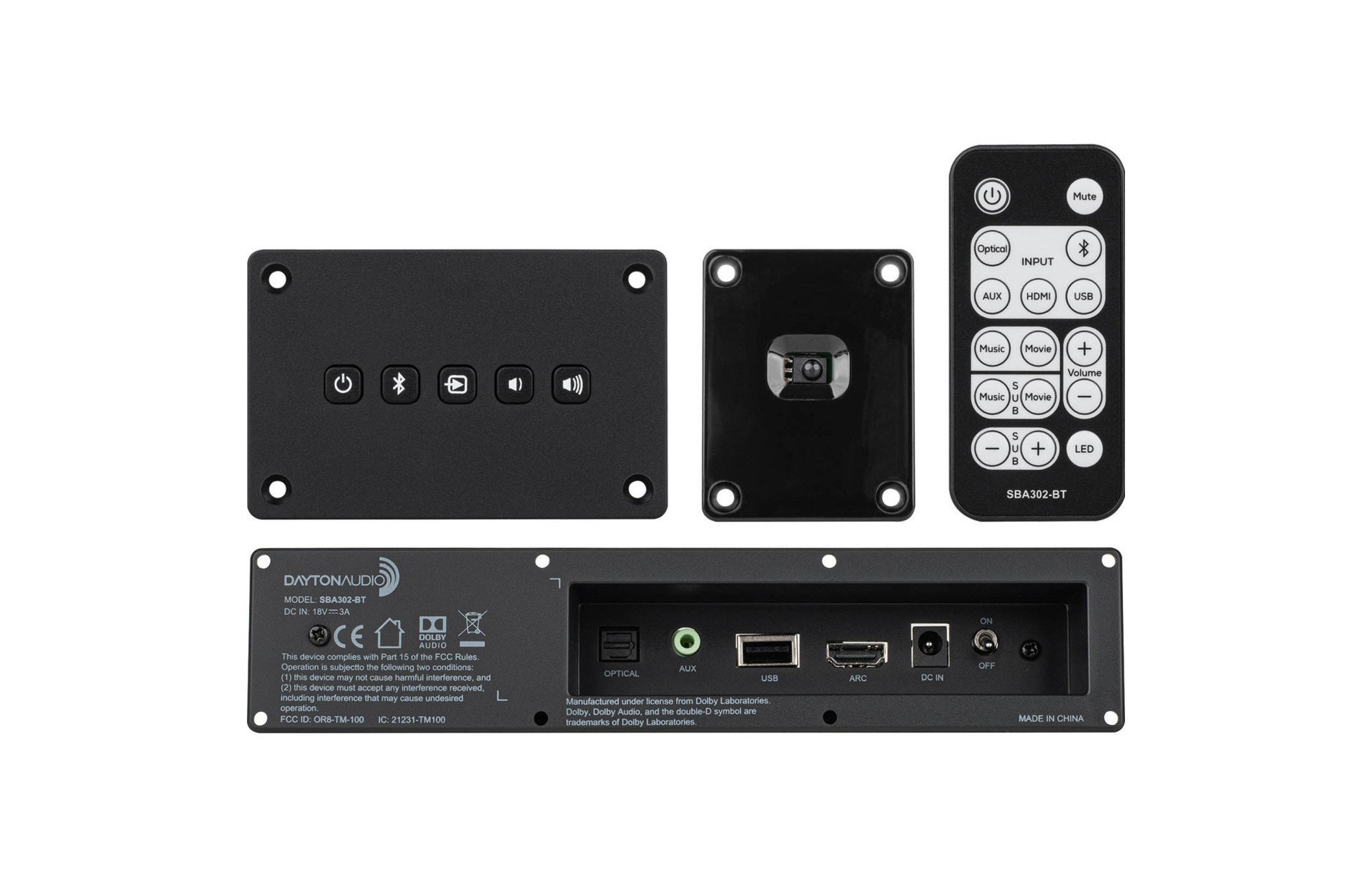 Dayton Audio SB-WM Fali hangszóró tartó pár