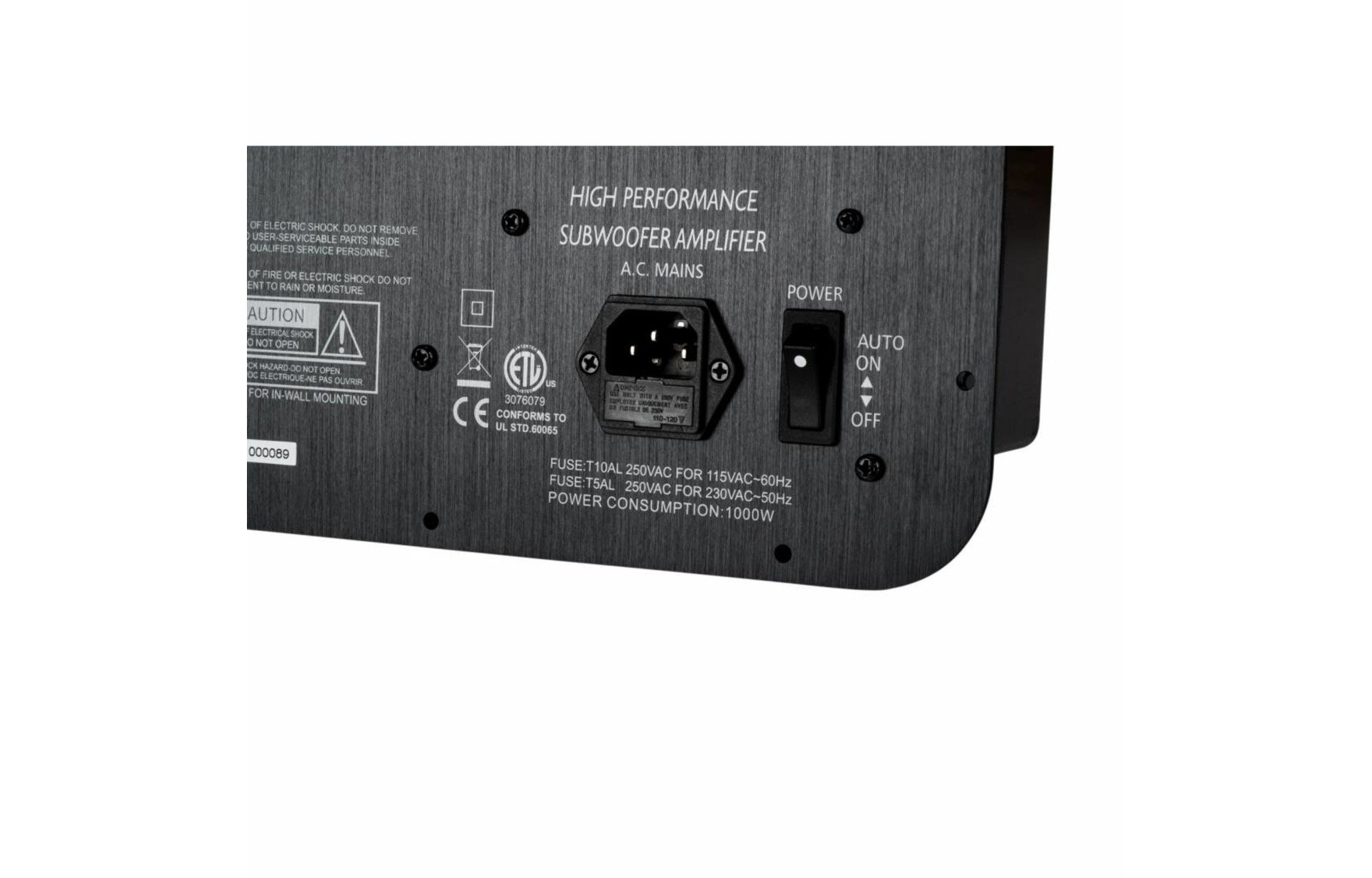 Dayton Audio SPA1000 submélysugárzó Panelerősítő