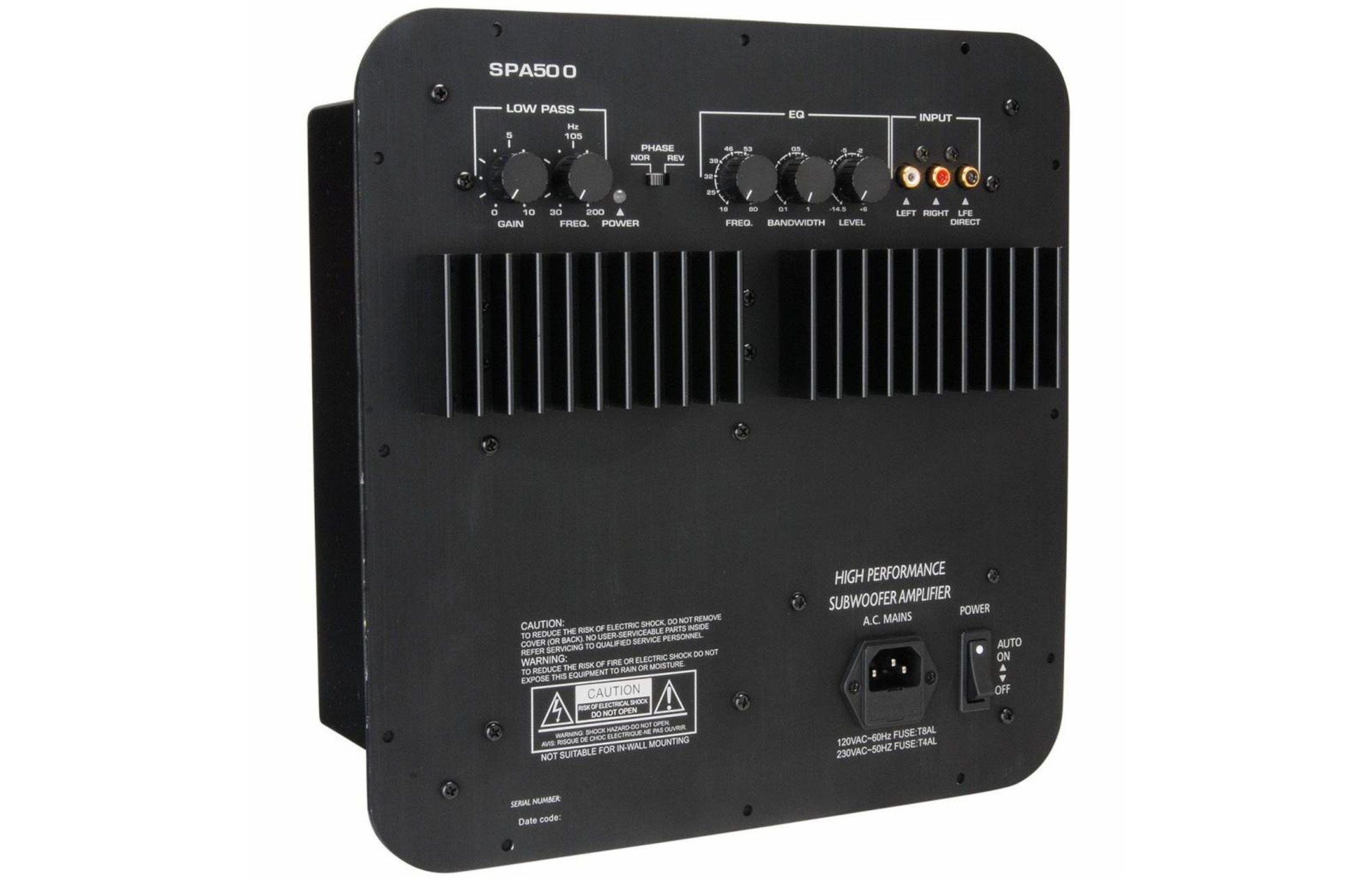 Dayton Audio SPA500 submélysugárzó Panelerősítő