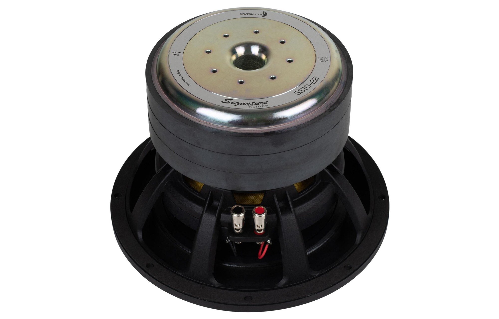 Dayton Audio SS10-22 Signature Series 10" DVC mélysugárzó 2 ohm per tekercsenként