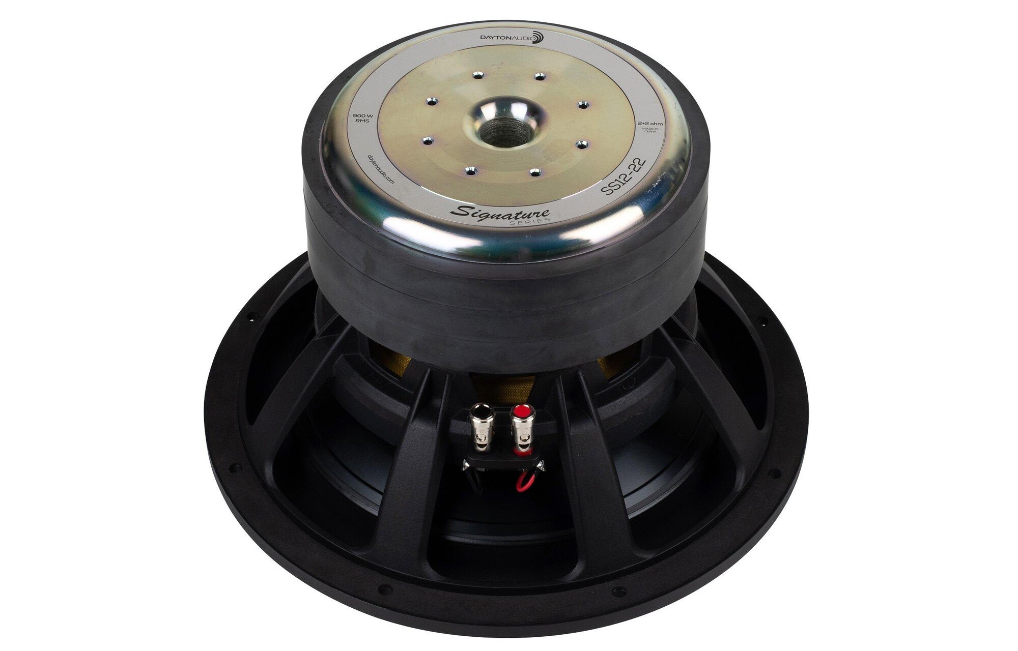 Dayton Audio SS12-22 Signature Series 12" DVC mélysugárzó 2 ohm per tekercsenként